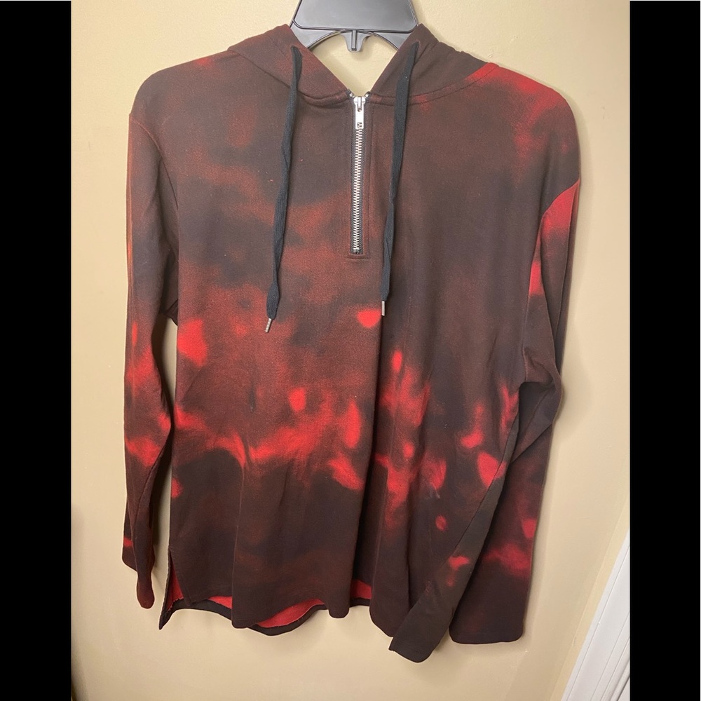 Half zip up hoodie